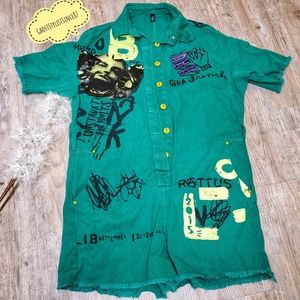 NWOT Casual Streetwear Short sleeve Jumpsuit